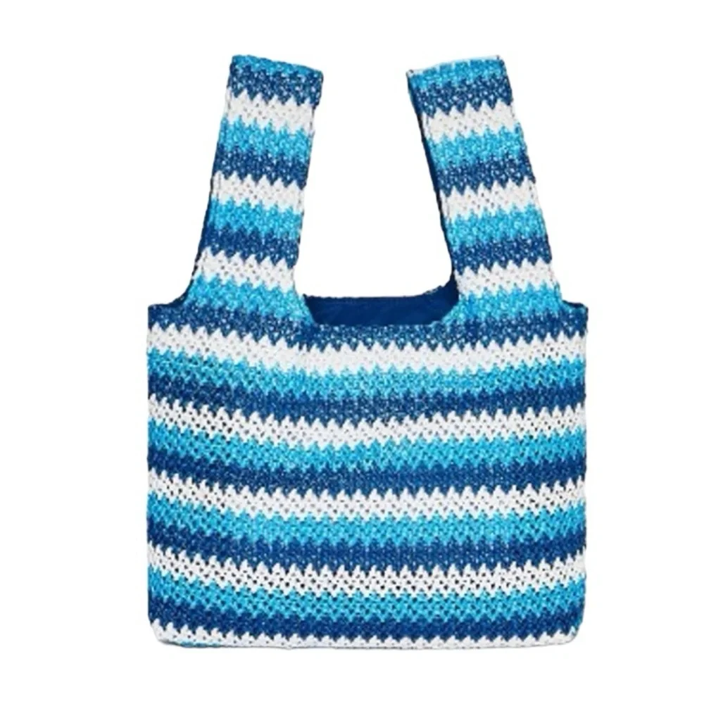 Future Collective LIMITED EDITION Blue & White Chevron Print Striped